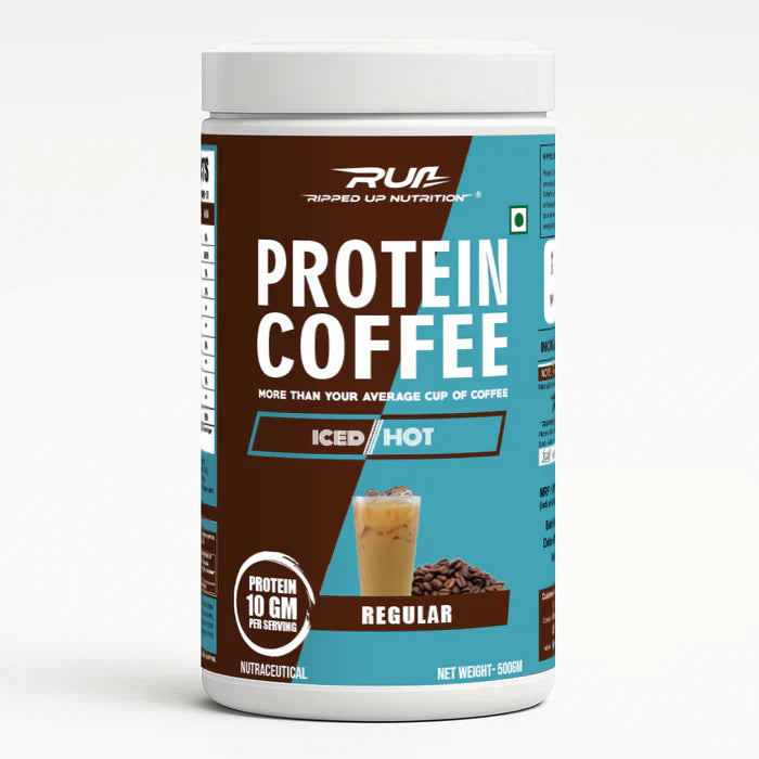 Ripped Up Nutrition Protein Coffee (500g) | 10g Protein per serve | Real Coffee With Added Whey | Caffeine (Free Delivery) (Cash on Delivery available)