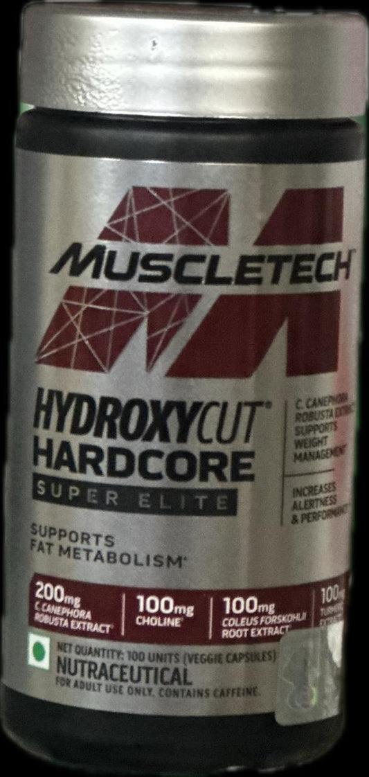 Muscletech Hydroxycut Hardcore super elite 100 caps