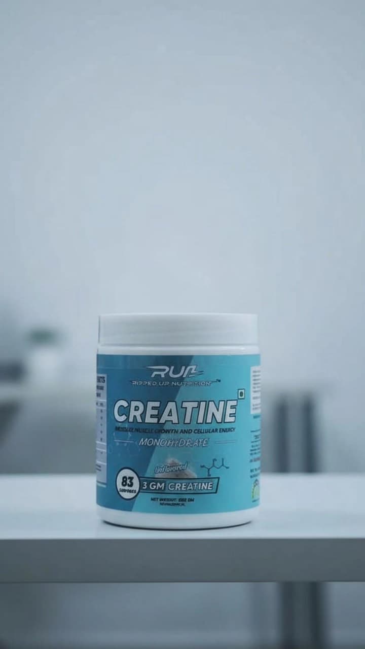 Ripped Up Nutrition Creatine Monohydrate (83 servings) 250 gms (Unflavoured) (Free Delivery) (Cash on Delivery available)