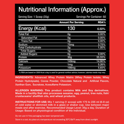 Big Ramy Labs RedRex ISO Big Whey (4.5lbs)