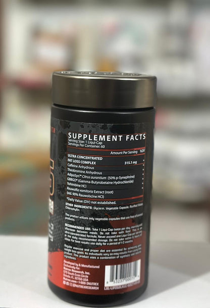 Nutrex Lipo6 Fat Burner | 60 capsules | 60 Servings (Free Delivery) (Cash on Delivery available)