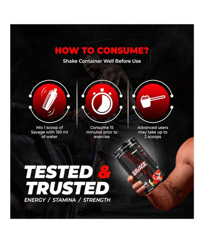ENHANCED SAVAGE PRE WORKOUT