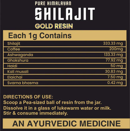 Ripped Up Nutrition - Pure Himalayan Shilajit Gold Resin (20g)