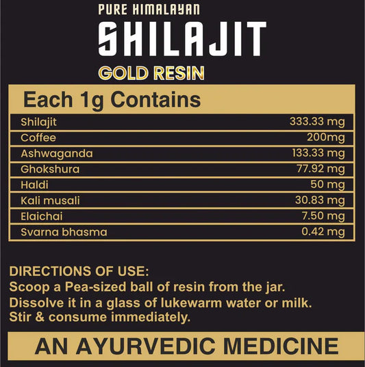 Ripped Up Nutrition - Pure Himalayan Shilajit Gold Resin (20g)