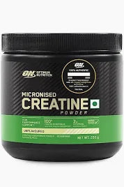 Optimum Nutrition Micronised Creatine Powder | Unflavoured | 250 gms | 83 Servings (Free Delivery)